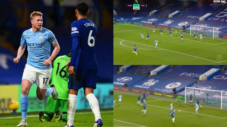 Cận cảnh: Chelsea tái hiện bàn thua "như đội U10" của MU